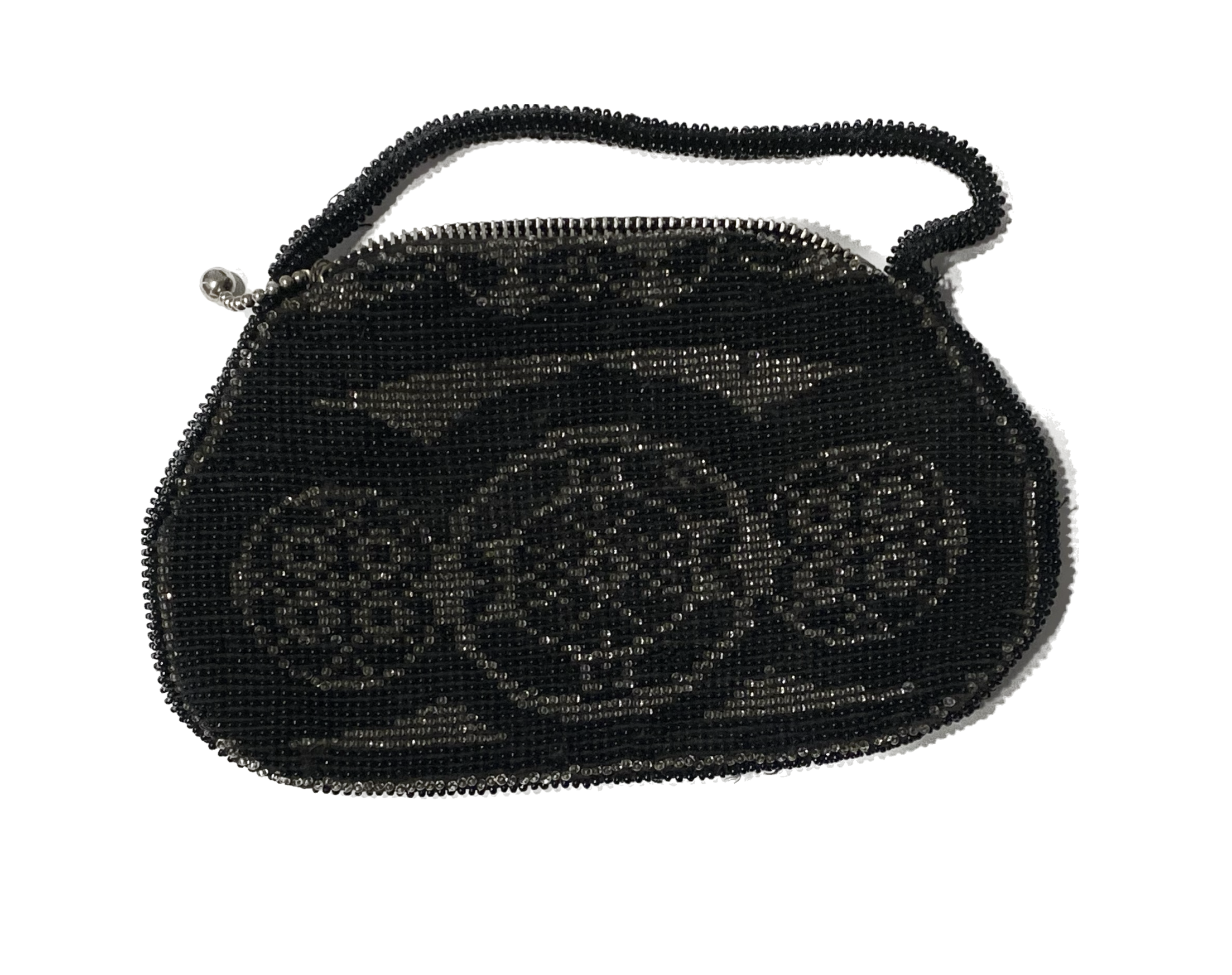 black beaded french bag 1